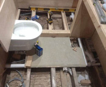 Qualified plumber installing appliances correctly
