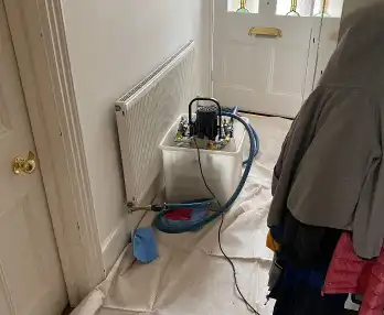 powerflushing carried out with chemicals